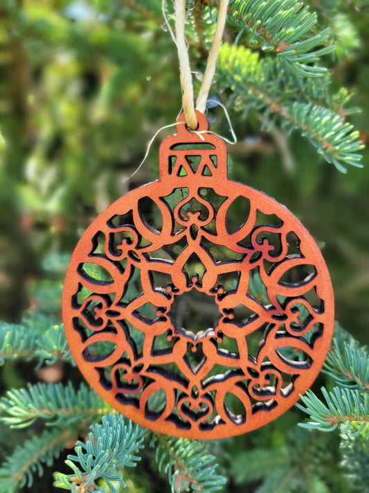 Moo-velous Heart Christmas Ornaments